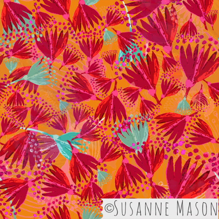 Midnight Special Orange, Susanne Mason design