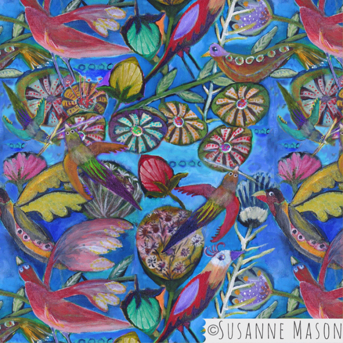 Wild Birds, Susanne Mason design