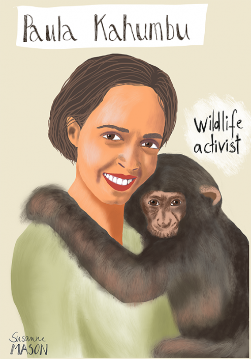 Paula Kahambu, editorial portrait by Susanne Mason